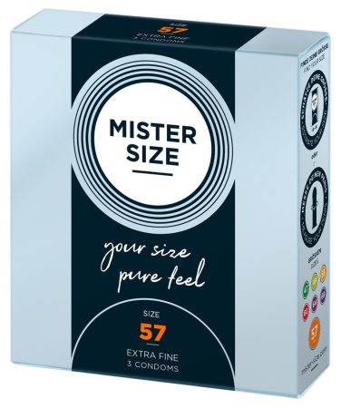 Mister Size vékony óvszer - 57mm 3db