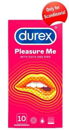 Durex Pleasure Me - bordás-pontozott óvszer 10db