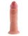 King Cock 9 - tapadótalpas élethű dildó 23cm - natúr