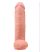 King Cock 12 herés nagy dildó 30 cm - natúr