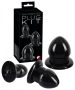 You2Toys - Stretching Plug Kit - anál dildó szett - 3db fekete