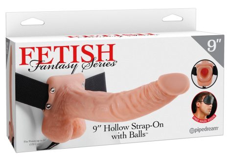 Fetish Strap-on 9 - felcsatolható dildó natúr