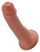 King Cock 6 dildó 15 cm - barna