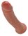 King Cock 8 dildó 20 cm - sötét natúr