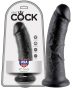 King Cock 8 dildó 20 cm - fekete