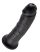 King Cock 8 dildó 20 cm - fekete