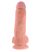 King Cock 8 herés dildó 20 cm - natúr