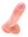 King Cock 8 herés dildó 20 cm - natúr