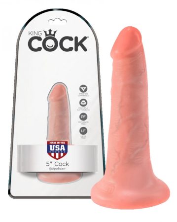 King Cock 5 dildó 13 cm - natúr