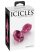 Icicles No. 79 - kúpos üveg anál dildó pink