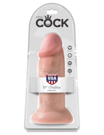 King Cock 10 dildó 25cm - natúr