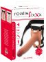 Realistixxx Strap-on - felcsatolható, üreges, élethű dildó natúr