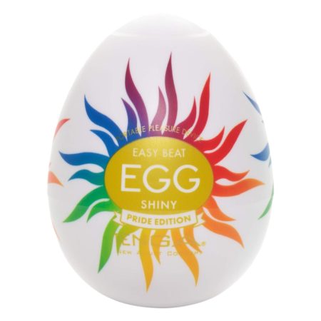 TENGA Egg Shiny Pride - maszturbációs tojás 1db