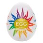 TENGA Egg Shiny Pride - maszturbációs tojás 1db