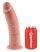 King Cock 10 - nagy tapadótalpas dildó 25cm - natúr