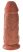 King Cock 9 Chubby - tapadótalpas, herés dildó 23cm - sötét natúr