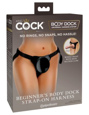 King Cock Elite Beginner's Body Dock - felcsatolható alsó fekete