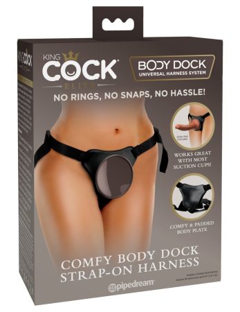 King Cock Elite Comfy Body Dock - felcsatolható alsó barna