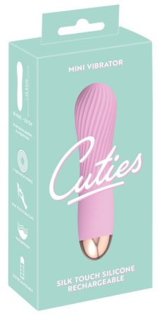 Cuties Mini - akkus, vízálló, spirális vibrátor pink