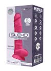 Silexd 8 - alakítható, tapadótalpas, herés vibrátor - 20cm pink