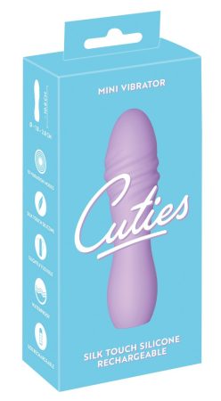 Cuties Mini 3 - akkus, vízálló, spirális vibrátor lila