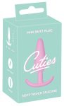 Cuties Mini Butt Plug - szilikon anál dildó - pink 2,1cm