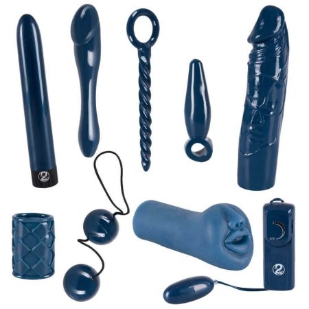 You2Toys - Midnight Blue - vibrátoros készlet 9 részes