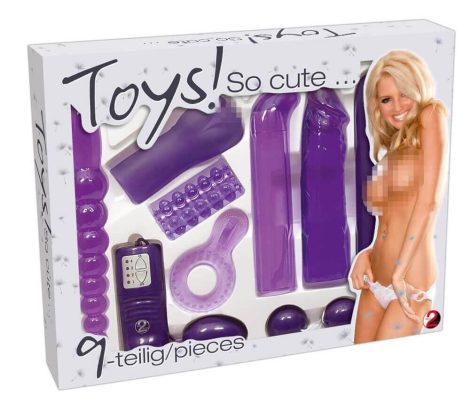 You2Toys - Lila szexmámor - vibrátoros készlet 9 részes