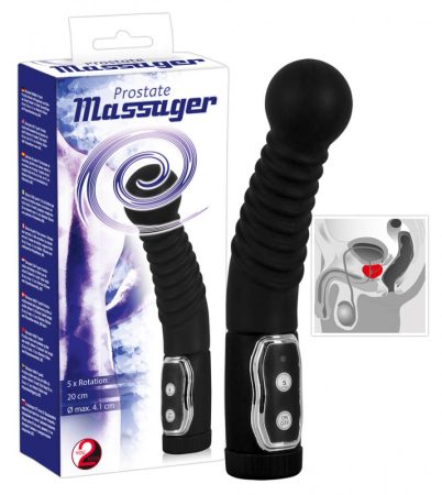 You2Toys - Prostate massager - forgó prosztatavibrátor fekete