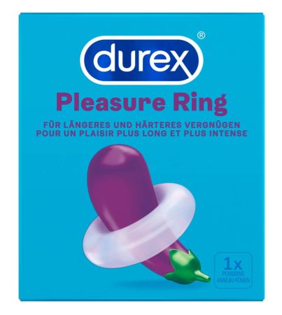 Durex Pleasure Ring - péniszgyűrű áttetsző