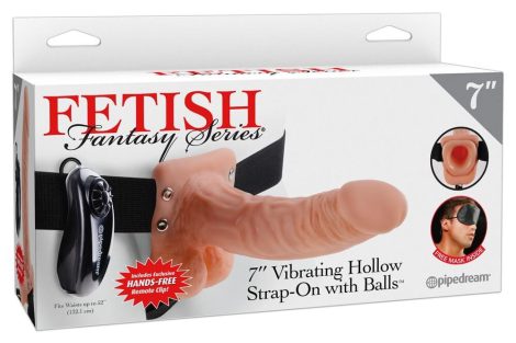 Fetish Strap-on 7 - felcsatolható vibrátor natúr