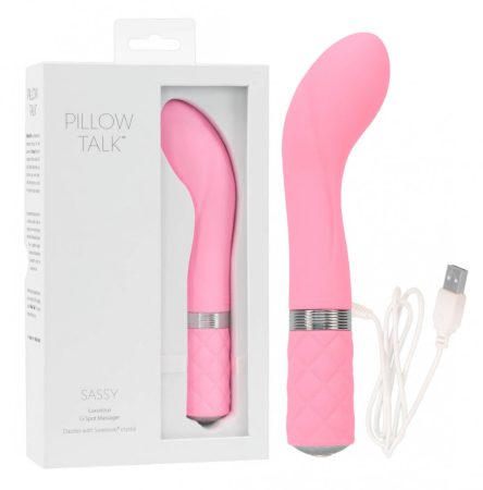 Pillow Talk Sassy - akkus G-pont vibrátor pink