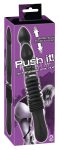 You2Toys - Push it - akkus lökő anál vibrátor fekete