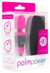 PalmPower Pocket Wand - mini masszírozó vibrátor pink-fekete