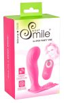 SMILE G-Spot Panty - akkus, rádiós felcsatolható vibrátor pink