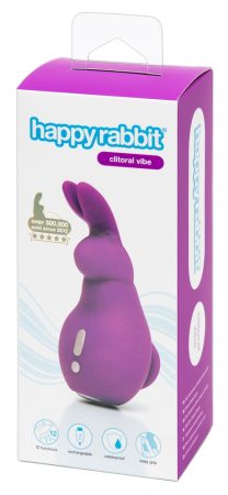 Happyrabbit Clitoral - vízálló, akkus nyuszis csiklóvibrátor lila