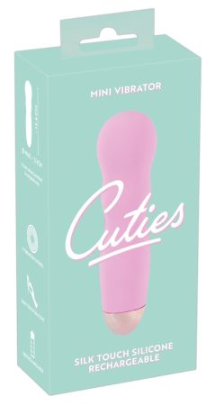 Cuties Mini Rose - akkus, hullámos vibrátor pink