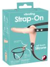 You2Toys - Strap-On - akkus, felcsatolható vibrátor natúr