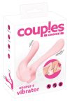 Couples Choice - akkus, kétmotoros párvibrátor halvány rózsaszín