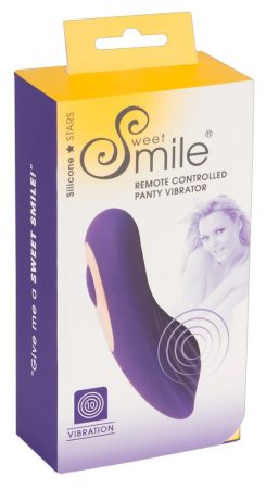 SMILE Panty - akkus, rádiós csiklóvibrátor lila