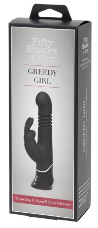 A szürke ötven árnyalata Greedy Girl - lökő vibrátor fekete