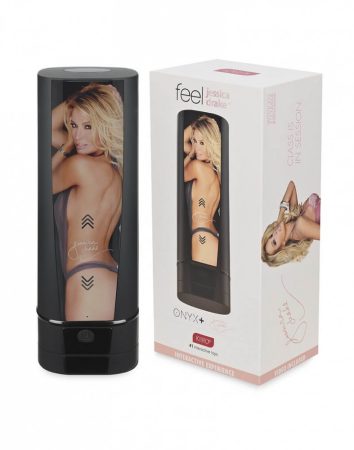 Kiiroo Onyx+ Jessica Drake Exp. - interaktív maszturbátor fekete