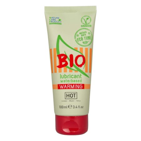 HOT BIO Warming - melegítő hatású vegán vízbázisú síkosító (100ml)