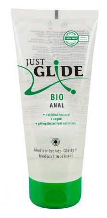 Just Glide Bio ANAL - vízbázisú vegán síkosító 200ml