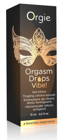 Orgie Orgasm Drops Vibe - bizsergető intim gél nőknek 15ml