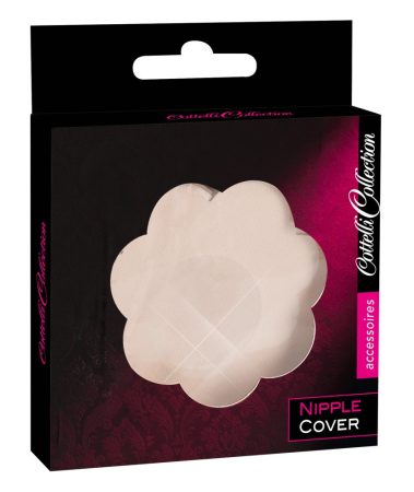 Cottelli Nipple Cover - virág mellbimbó tapasz - natúr 12db