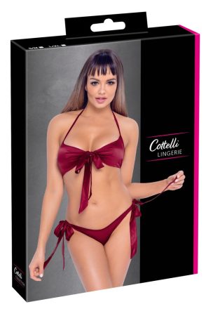 Cottelli - bikini fazonú melltartó szett vörös