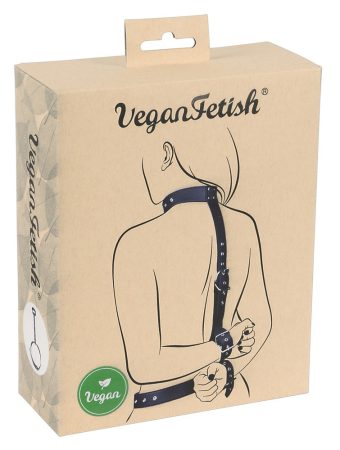 Vegan Fetish - kezeket hátra kötöző szett fekete