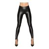 Noir - hosszú, fényes leggings fekete