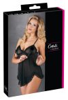 Cottelli - Lenge, fodros babydoll fekete